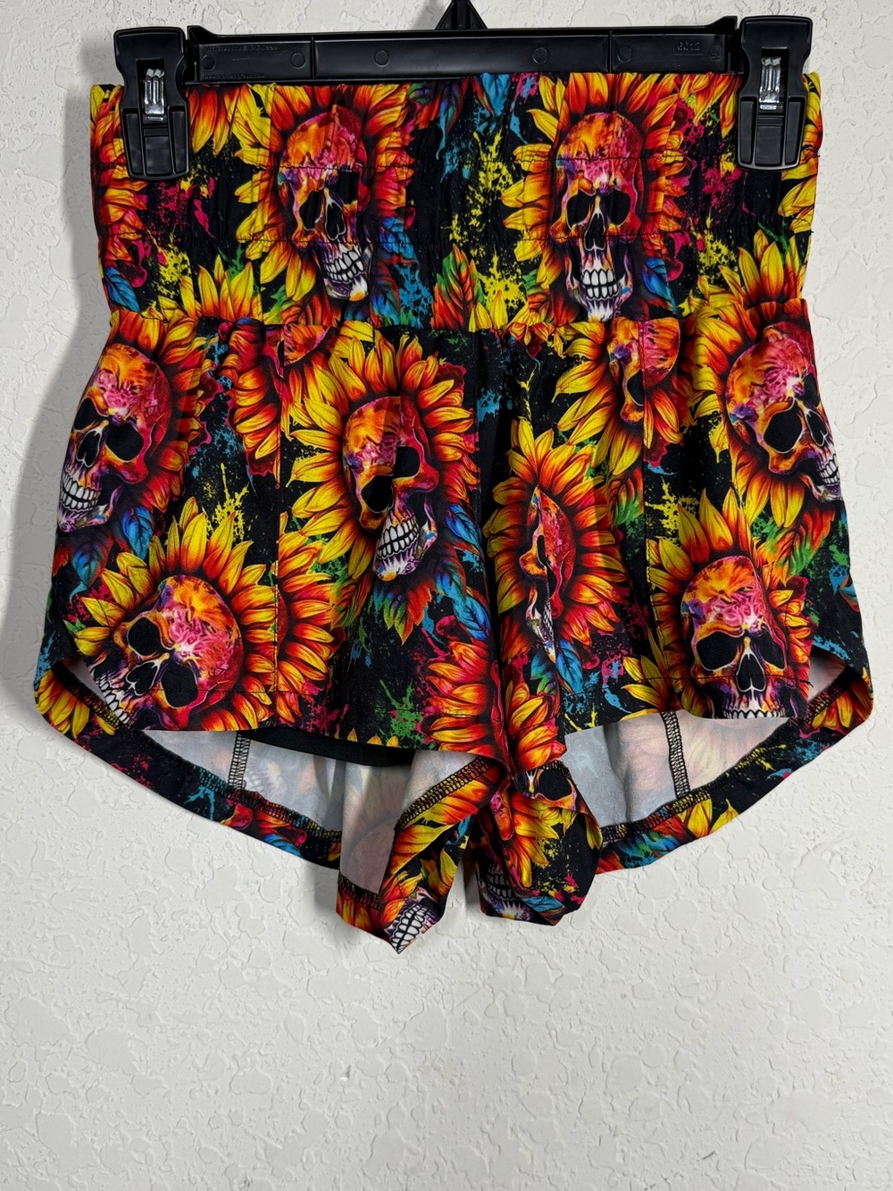 CVG Sunflower Skull Shorts Size XS